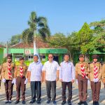 Pelepasan Peserta Pangkalan MAN 1 Lampung Utara Ikuti Kegiatan Lokabara Polda Lampung 2026